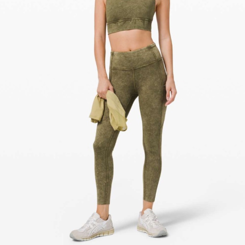 lululemon athletica Olive Green Leggings